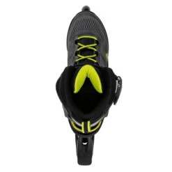 Rollerblade Macroblade 80 Inline Skates - Black/Lime -Rollerblade Shop 071006001a1 macroblade 80 photo top view