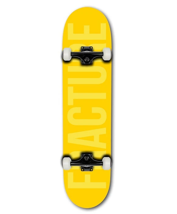 Fracture Fade Yellow Skateboard - 7.75" 3 Fracture Fade Yellow Skateboard - 7.75"