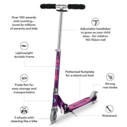 Micro Sprite Scooter - Purple Stripe -Rollerblade Shop GpOFvBn