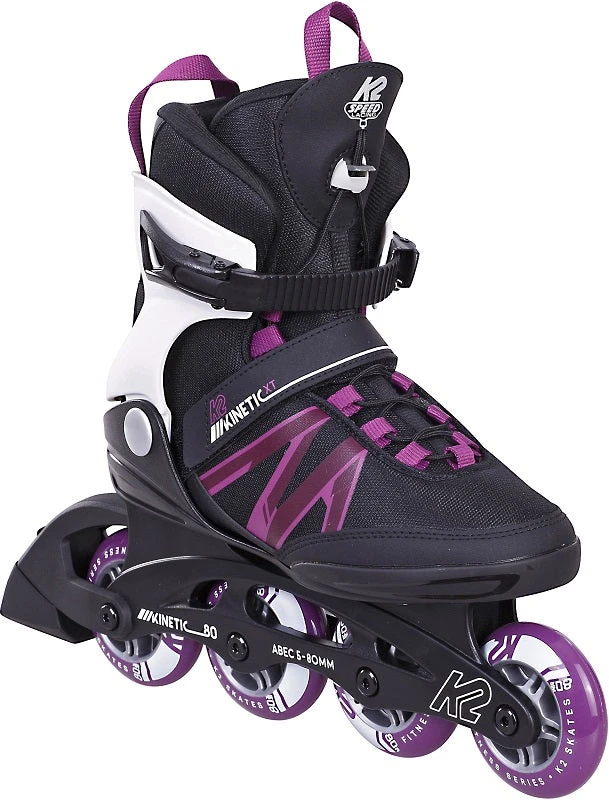 K2 Kinetic 80 Pro XT Womens Skates - Black/Purple 3 K2 Kinetic 80 Pro XT Womens Skates - Black/Purple