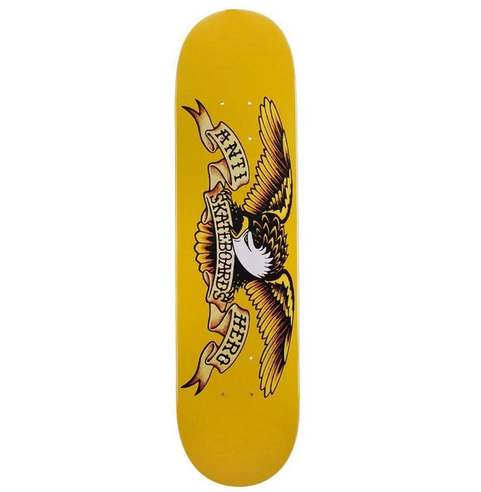 Anti Hero Classic Eagle Yellow Skateboard Deck - 7.3" 3 Anti Hero Classic Eagle Yellow Skateboard Deck - 7.3"