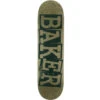 Baker Tyson Peterson Ribbon Green Veneer Deck - 8.5" 2 Baker Tyson Peterson Ribbon Green Veneer Deck - 8.5" -Rollerblade Shop baker tyson peterson ribbon green veneer deck