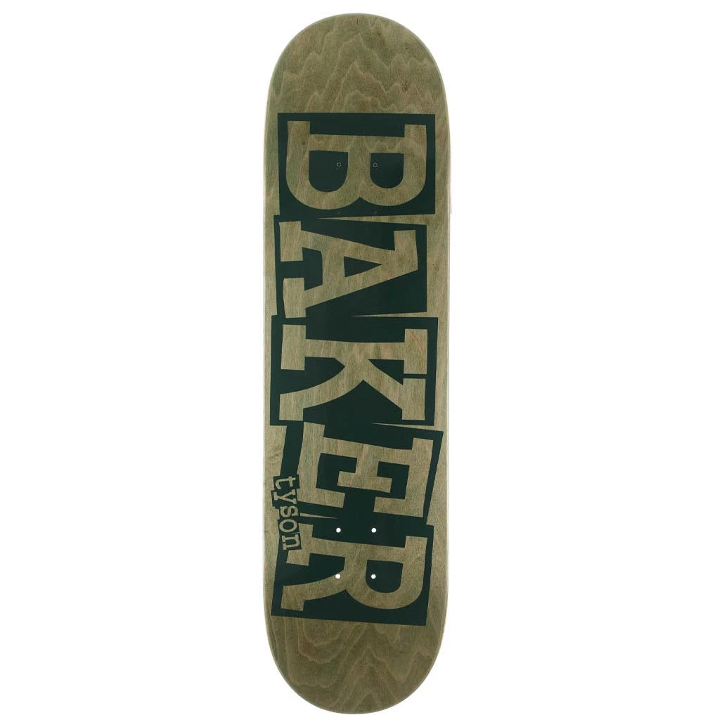 Baker Tyson Peterson Ribbon Green Veneer Deck - 8.5" 3 Baker Tyson Peterson Ribbon Green Veneer Deck - 8.5"