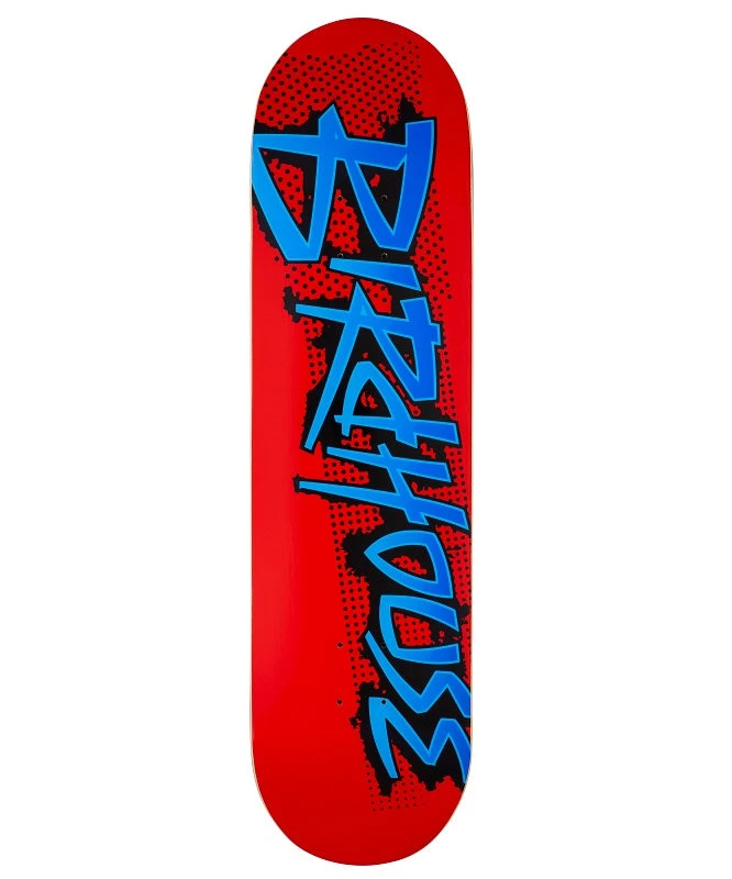 Birdhouse Splatter Logo Red Skateboard Deck - 8.25" 3 Birdhouse Splatter Logo Red Skateboard Deck - 8.25"