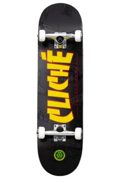 Cliche Banco Black Mini Skateboard - 7.0"