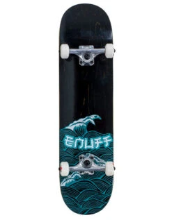 Enuff Big Wave Black Skateboard - 8.0"