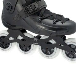 FR Skates FR1 90 Inline Skates - Black -Rollerblade Shop fr skates fr1 90 inline skates black wheels 1