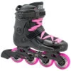 FR Skates FRW 80 Inline Skates - Black/Pink -Rollerblade Shop fr skates frw 80 inline skates black pink