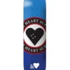 Heart Supply Bam Margera Insignia Blue Deck - 8.25" -Rollerblade Shop heart supply bam margera insignia blue deck