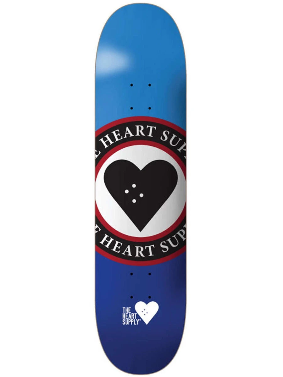 Heart Supply Bam Margera Insignia Blue Deck - 8.25" 3 Heart Supply Bam Margera Insignia Blue Deck - 8.25"