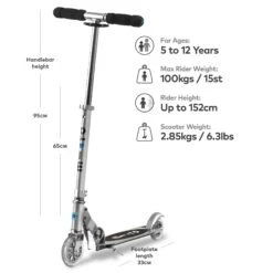 Micro Sprite Scooter - Silver 8 Micro Sprite Scooter - Silver -Rollerblade Shop hhFtcLf1