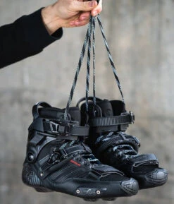 Powerslide Hardcore Evo Pro Skates - Boot Only -Rollerblade Shop powerslide hardcore evo pro skates boot only lifestyle