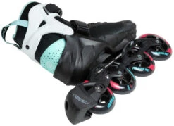 Rollerblade Shop -Rollerblade Shop powerslide phuzion radon teal 90 inline skates angle