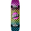 Rad Checkers 2 Dude Crew Skateboard Neon Fade - 7.75" -Rollerblade Shop rad checkers 2 dude crew skateboard neon fade