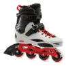 Rollerblade RB Pro X Skates - Grey/Warm Red -Rollerblade Shop rollerblade rb pro x skates grey warm red