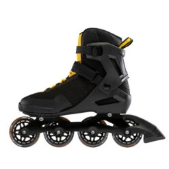 Rollerblade Spark 80 Inline Skates - Black/Yellow -Rollerblade Shop rollerblade spark 80 inline skates black yellow inside