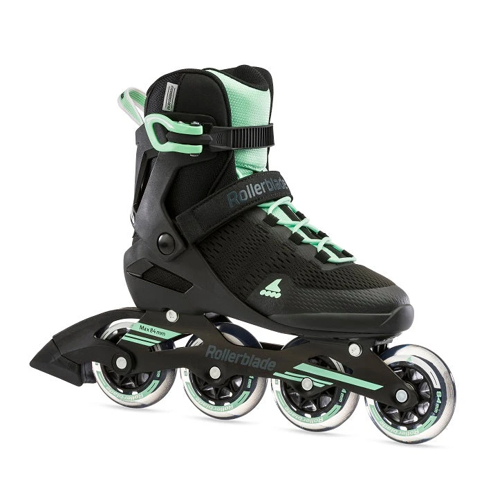 Rollerblade Spark 84 Womens Inline Skates - Black/Mint Green 3 Rollerblade Spark 84 Womens Inline Skates - Black/Mint Green