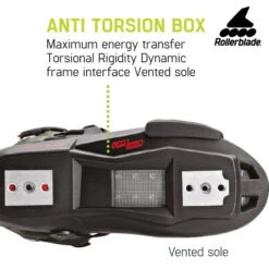 Rollerblade Twister Edge Womens Inline Skates - Black/Magenta -Rollerblade Shop rollerblade twister edge womens inline skates black magenta feature