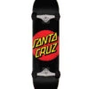 Santa Cruz Classic Dot Black Skateboard - 8.0" -Rollerblade Shop santa cruz classic dot black skateboard