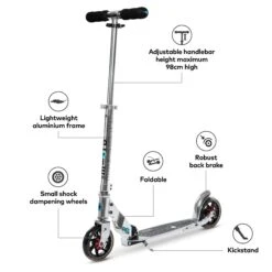 Micro Speed Scooter - Silver 9 Micro Speed Scooter - Silver -Rollerblade Shop xlHSxD c